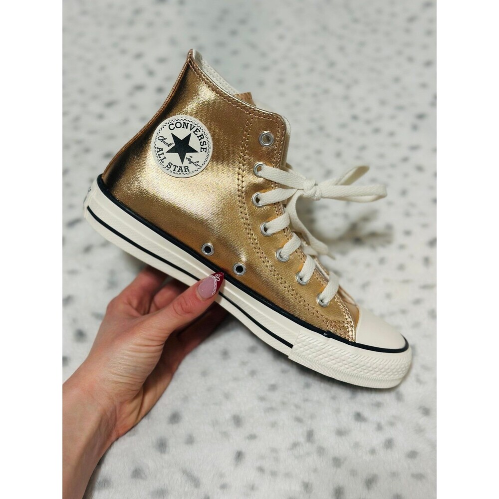 Converse Kids Chuck Taylor All Star Metallic High Top Sneakers